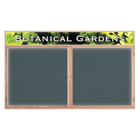 United Visual Products Open Faced Traditional Rounded Corkboard UV641ARC-SATIN-CORK